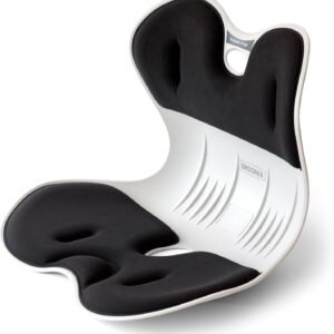 Lumbar Support Posture Corrector Chair for Men – Large Portable Ergonomic Back Support Chair for Posture Correction and Lower Back Pain Relief