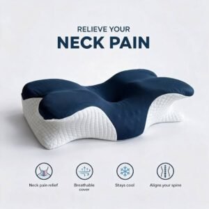 Butterfly Memory Foam 2-in-1 Neck and Shoulder Pillow
